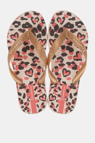 Chanclas Ipanema Temas XV -  Beige y dorado