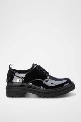 Derbies con brillo Z.Ch - Negro