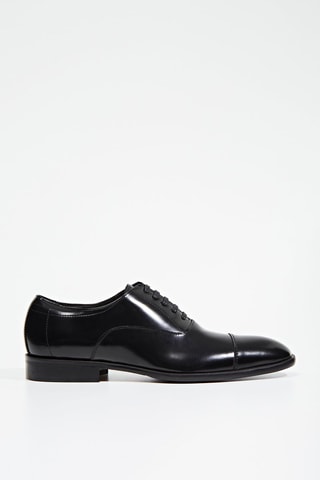 Derbies de piel - Negro