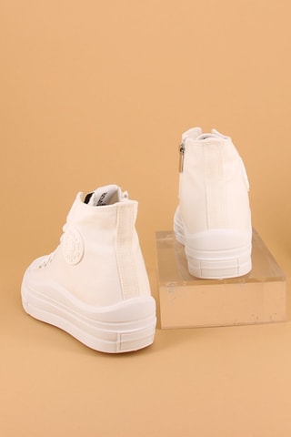 Tenis altos Smilette - Blanco