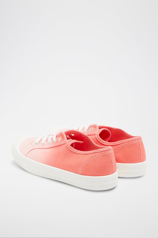 Tenis dip-dye - Coral y rosa empolvado
