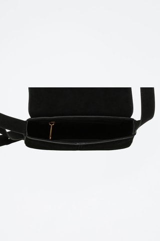 Bandolera de nobuk Bklare - Negro
