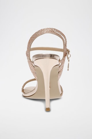 Sandalias de tacón Surrealist - Dorado