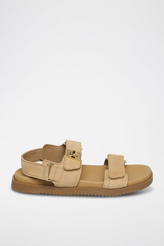 Sandalias de nobuk Mona-E - Camel
