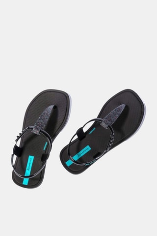 Sandalias Ipanema Class Blown Up -  Negro y turquesa
