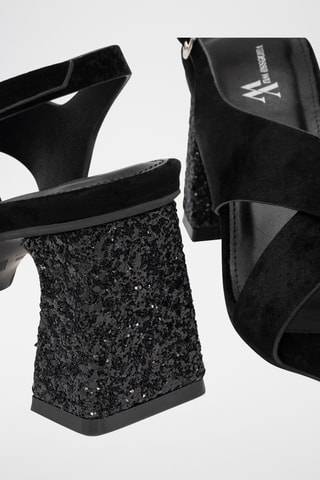 Sandalias de tacón Milan - Negro