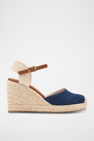 Sandalias de cuña Mariana - Azul