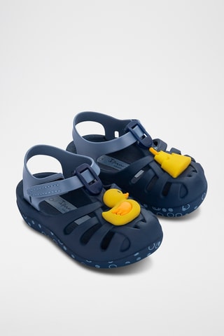 Sandalias Ipanema Summer XV Baby -  Azul oscuro y amarillo