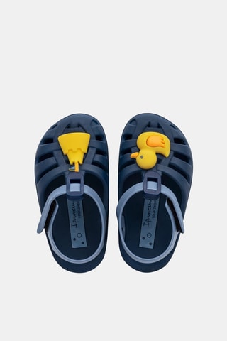 Sandalias Ipanema Summer XV Baby -  Azul oscuro y amarillo