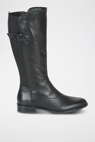Botas de piel Maelle - Negro
