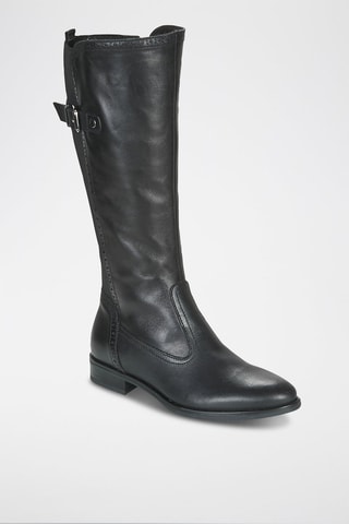 Botas de piel Maelle - Negro