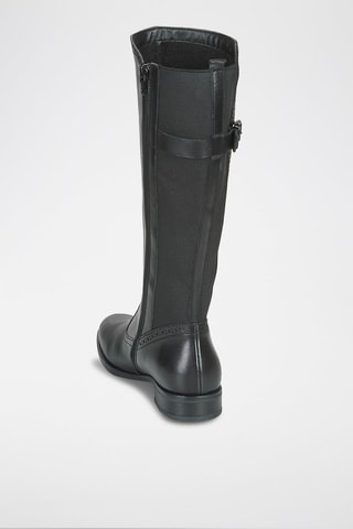 Botas de piel Maelle - Negro