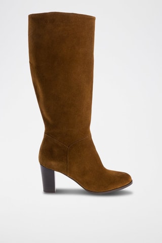 Botas de serraje - Camel