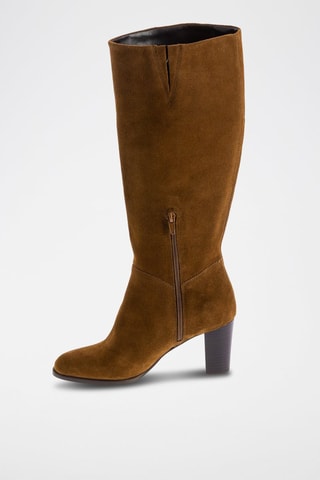 Botas de serraje - Camel