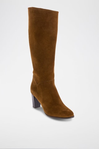 Botas de serraje - Camel