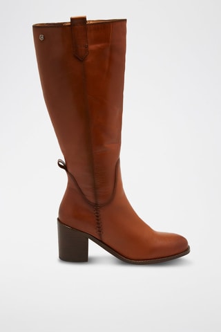 Botas de piel - Marrón 