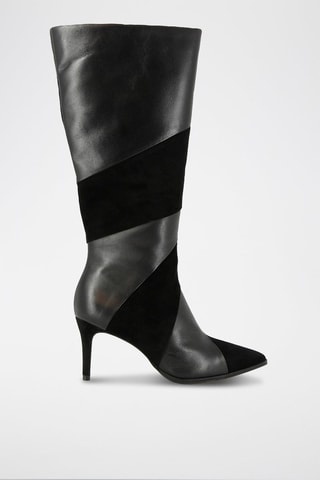 Botas de piel Eleonora - Negro
