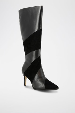 Botas de piel Eleonora - Negro