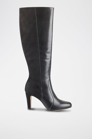 Botas de piel Zanelle - Negro