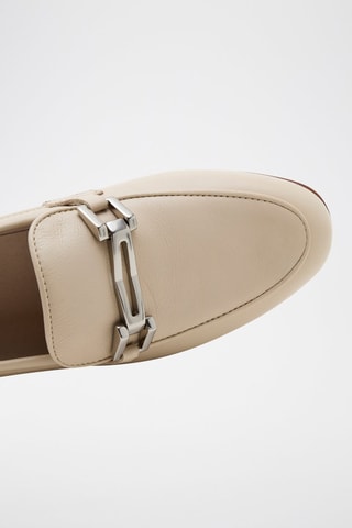 Mocasines de piel Johanna - Crudo