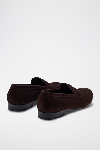 Mocasines de piel Gustavo - Marrón