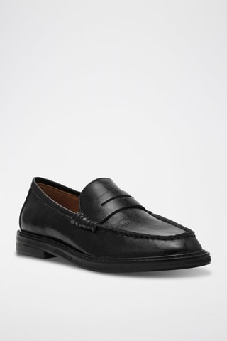 Mocasines de piel Madison - Negro
