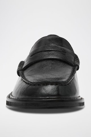 Mocasines de piel Madison - Negro