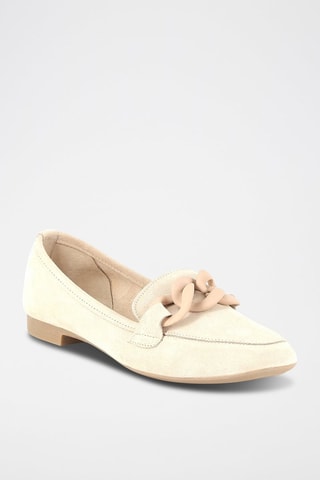 Mocasines de nobuk Comedia - Beige