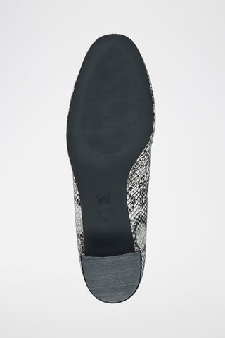 Babies de tacón - Gris y negro
