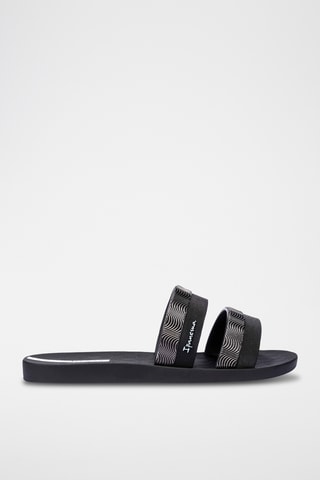 Sandalias Ipanema Mesh Slide -  Negro