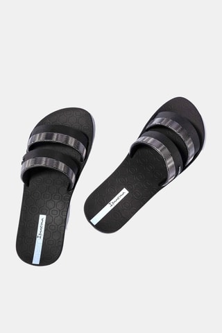 Sandalias Ipanema Mesh Slide -  Negro