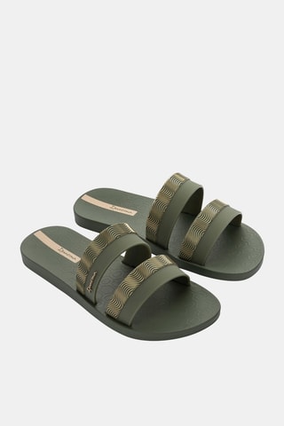 Sandalias Ipanema Mesh Slide -  Verde