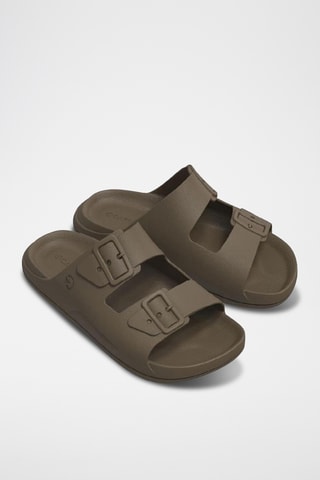 Sandalias Cartago Zurique Slide -  Beige oscuro