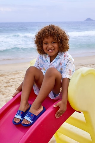 Sandalias Ipanema Urban VI Slide -  Azul marino