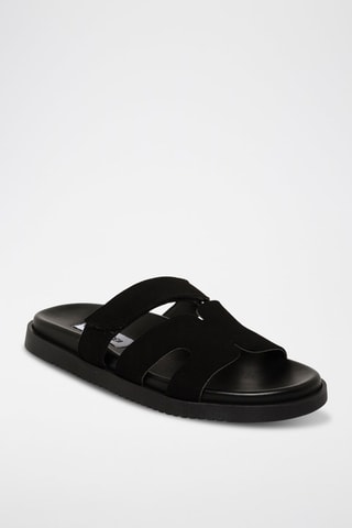 Sandalias de nobuk Missile-E - Negro
