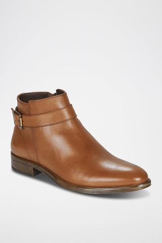 Botas de piel Nordy - Camel