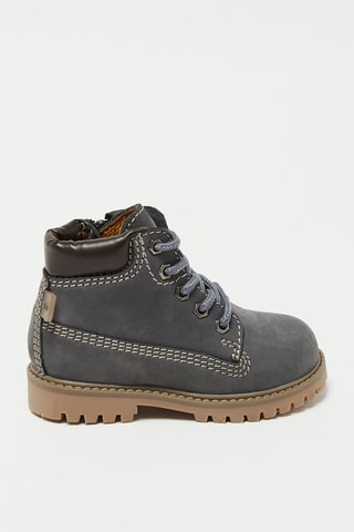 Botas de piel Chamoni - Azul marino
