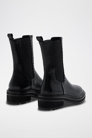 Botines Chelsea de piel bovina Mayfair - Negro