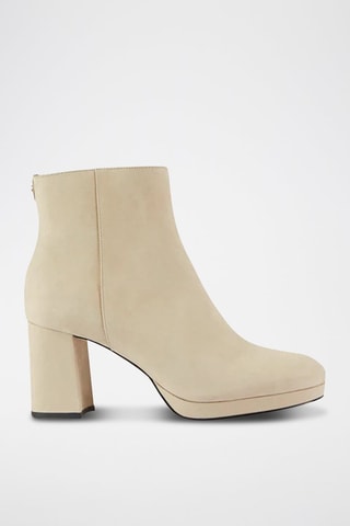 Botines de nobuk Zorine - Beige