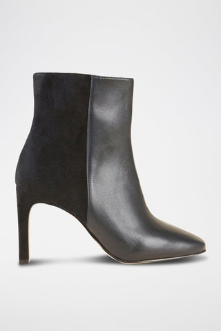 Botines de piel Reena - Negro