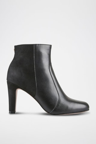 Botines de piel Zeloa - Negro
