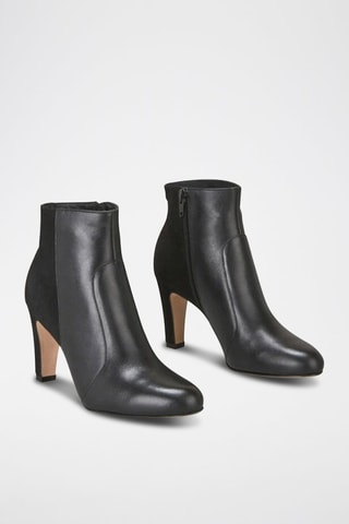 Botines de piel Zeloa - Negro