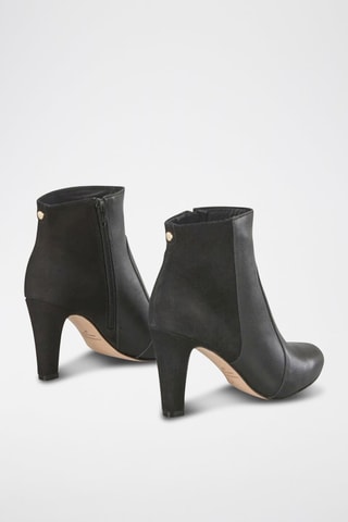 Botines de piel Zeloa - Negro