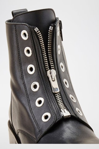 Botines de piel Vontela - Negro