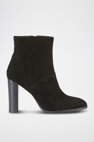 Botines de piel caprina nobuk Wady - Negro