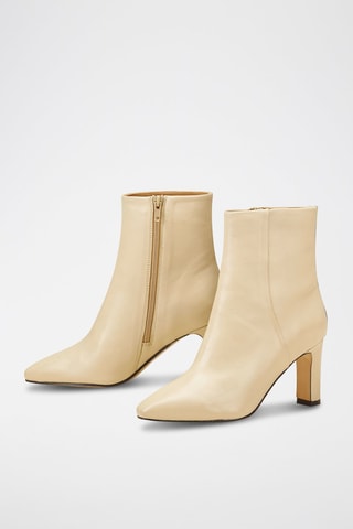 Botines de piel bovina Welna - Beige
