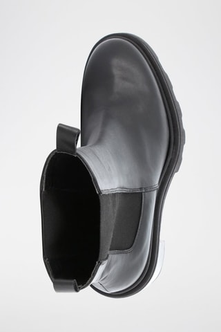 Botines Chelsea de piel Garance - Negro