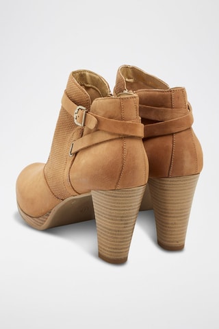 Botines de piel - Camel