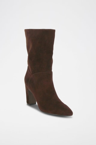 Botines de nobuk Giustina - Marrón