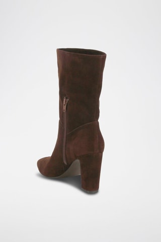 Botines de nobuk Giustina - Marrón